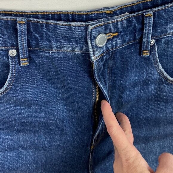 NEW Good American Cut Off Denim Shorts Size 29 Style # GCOS991C High Rise Short - Picture 6 of 13